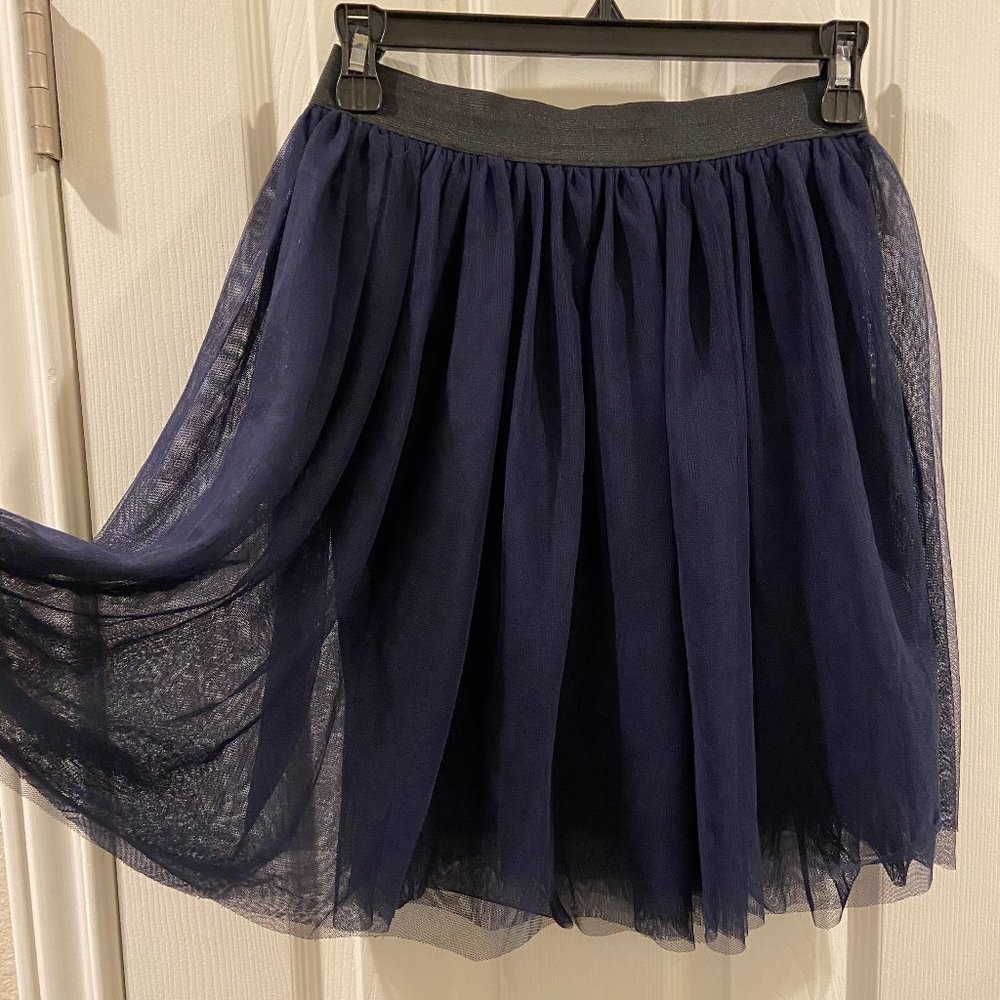 Tulle Navy Skirt